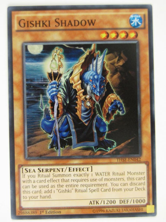 Yugioh Cards: GISHKI SHADOW THSF SUPER RARE # 21G9