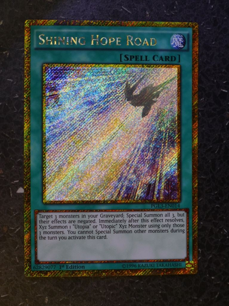 Yugioh Cards: SHINING HOPE ROAD PGL3 GOLD RARE # 3C96