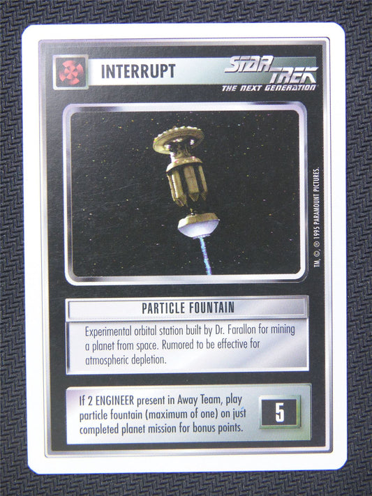Interrupt Particle Fountain - Star Trek Next Gen Card #4R1