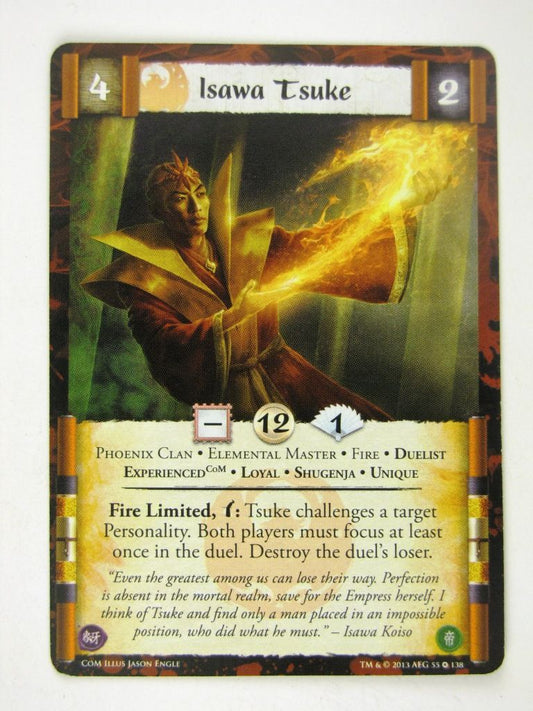 L5R Cards: Coils Of Madness: ISAWA TSUKE # 14G62