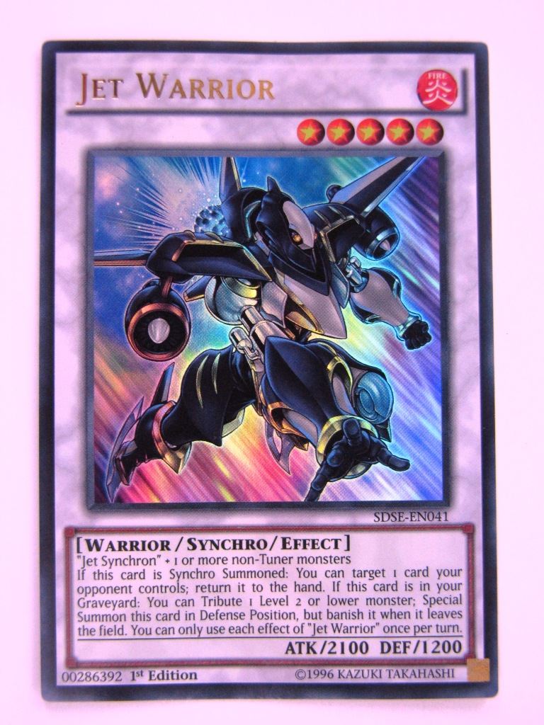 Yugioh Cards: JET WARRIOR SDSE ULTRA RARE # 8H31