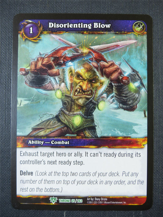 Disorienting Blow 65/263 - WoW Card #1CX