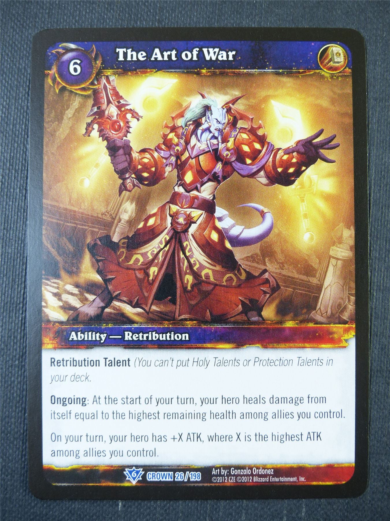 The Art of War 26/198 - WoW Card #13P