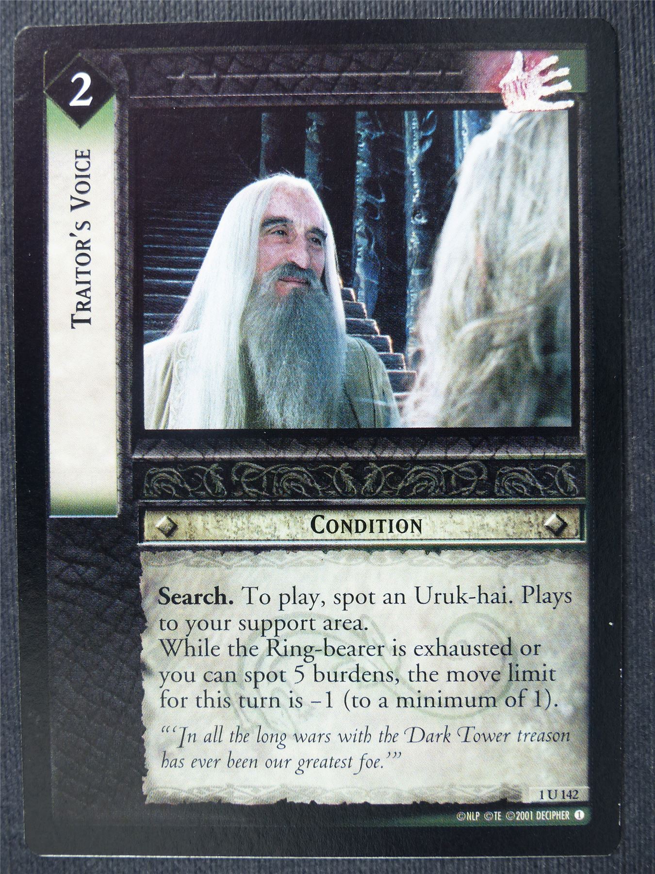 Traitor's Voice 1 U 142 - LotR Cards #2ZH