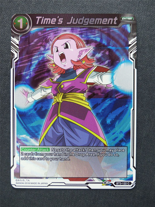 Time's Judgment Foil - Dragon Ball Super Cards #YA