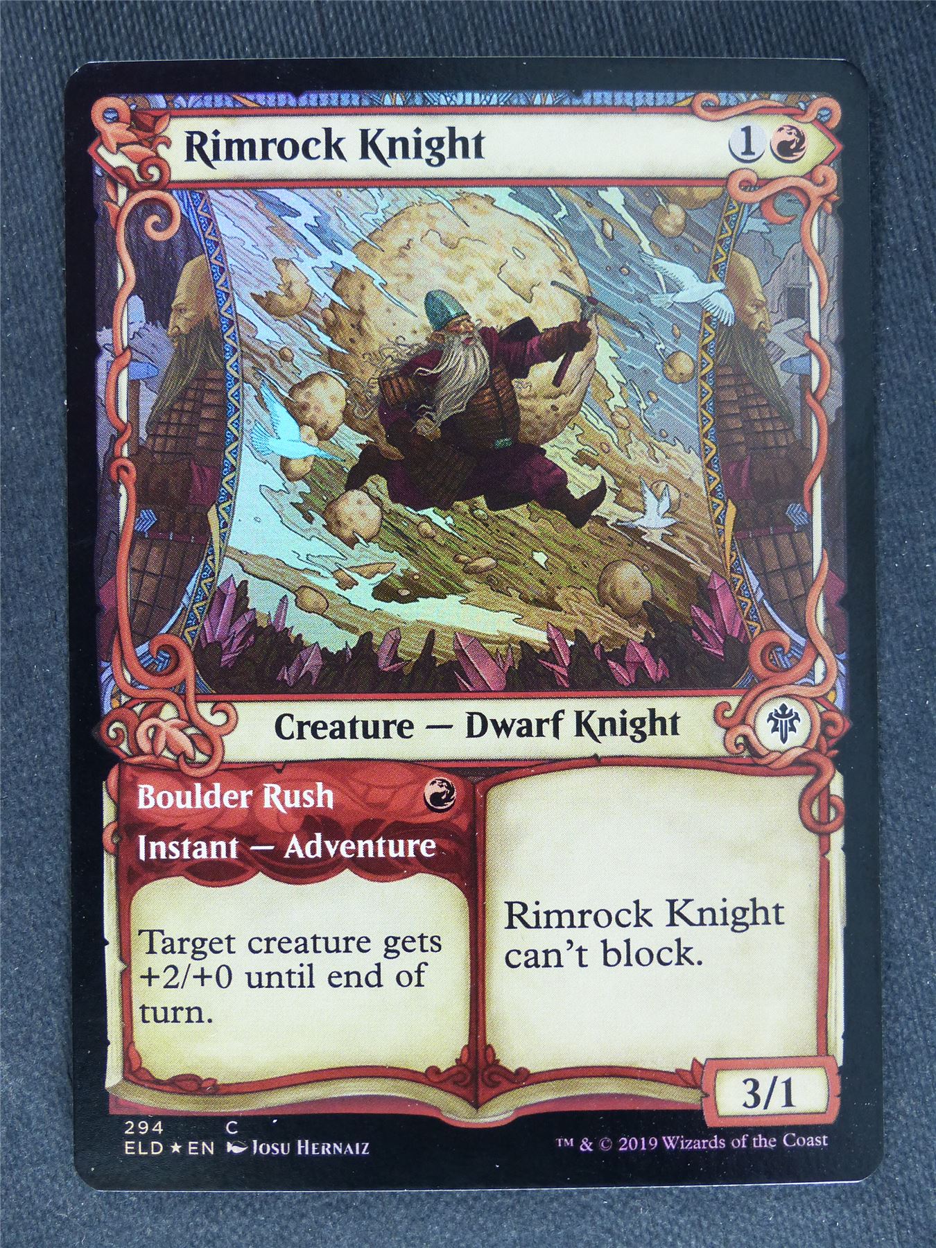 Rimrock Knight Showcase Foil - Mtg Mgic Cards #SP