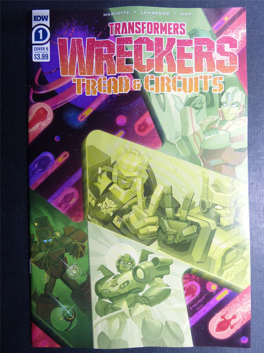 TRANSFORMERS: Wreckers Tread & Circuit #1 cvr B - Oct 2021 - IDW Comics #NV