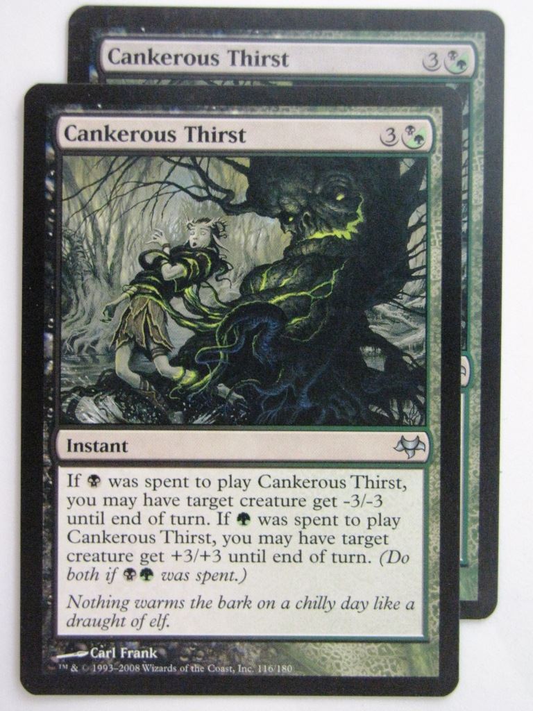 MTG Magic Cards: CANKEROUS THIRST x2 # 23D28