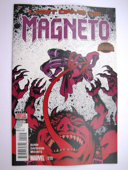 Marvel Comics: MAGNETO #19 AUGUST 2015 # 30E25