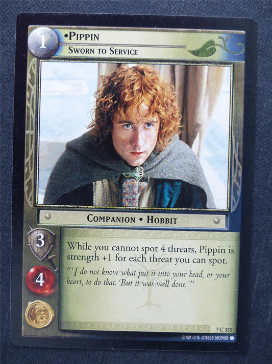 Pippin 7 C 323 - LotR Cards #W5