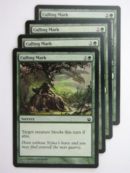 MTG Magic Cards: CULLING MARK x4 Born of the Gods playset # 24C15