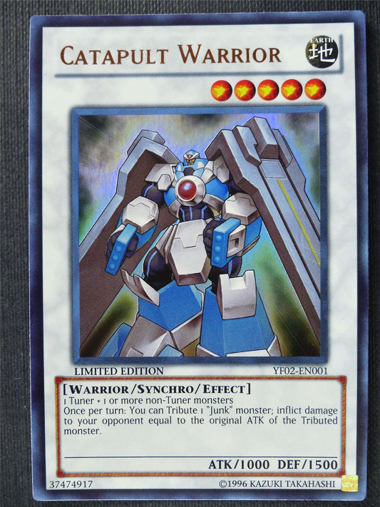 Catapult Warrior YF02 Ultra Rare - lim ed - Yugioh Card #2WZ