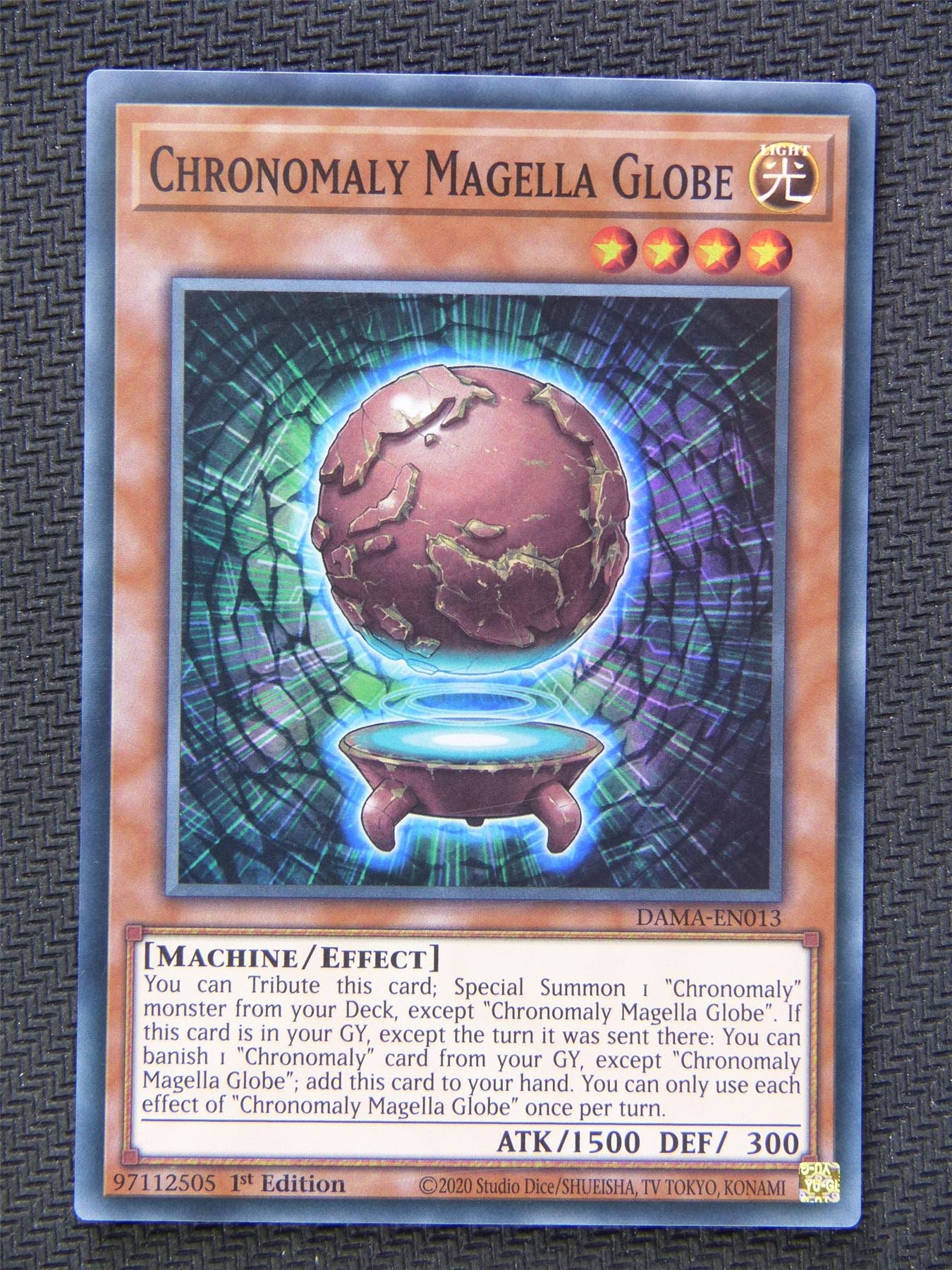 Chronomaly Magella Globe DAMA - Super Rare - Yugioh Card #5UM