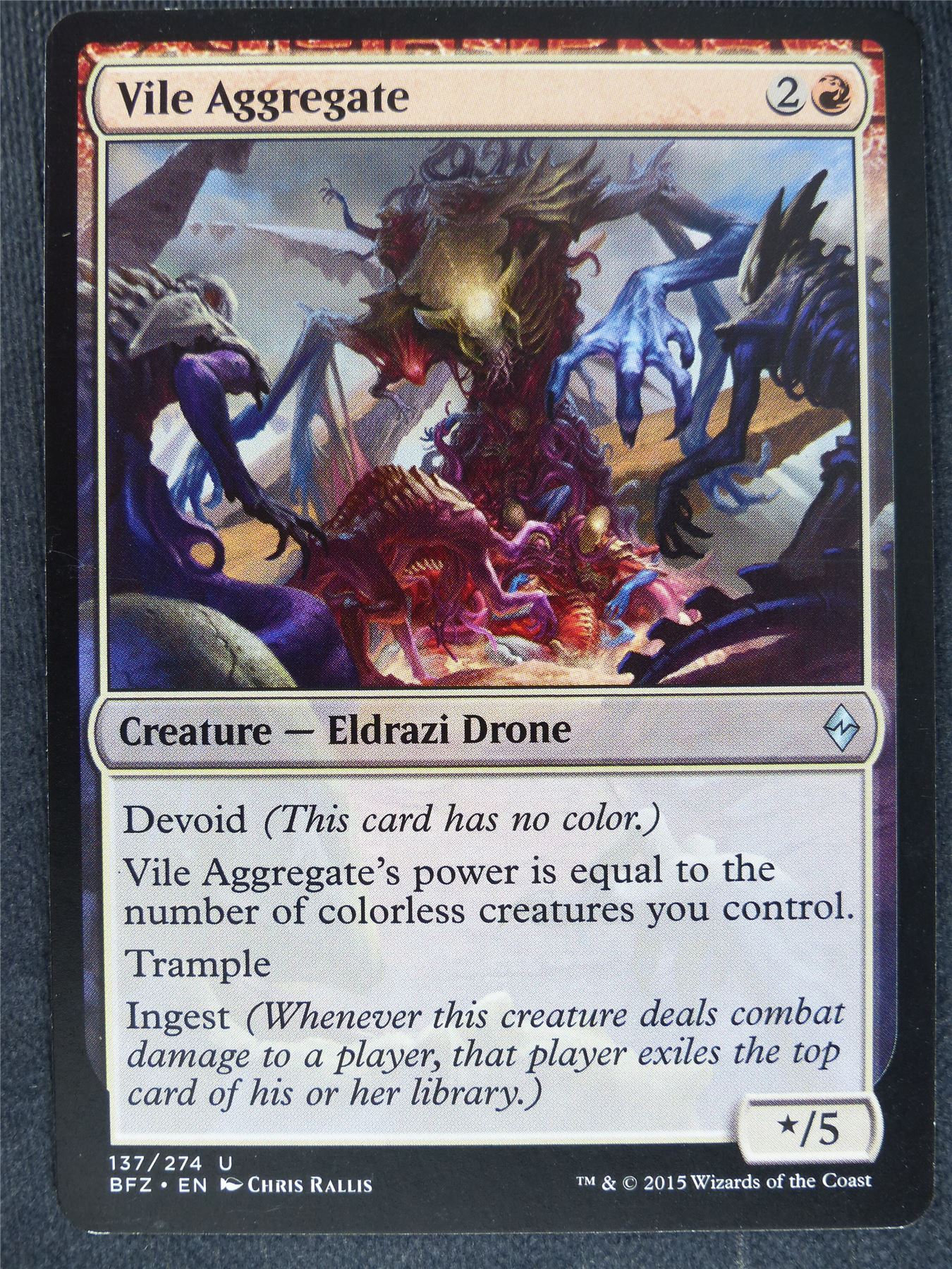 Vile Aggregate - Mtg Magic Cards #AE