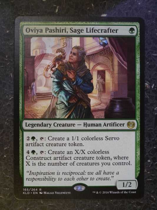 MTG Magic Cards: OVIYA PASHIRI, SAGE LIFECRAFTER # 6J91