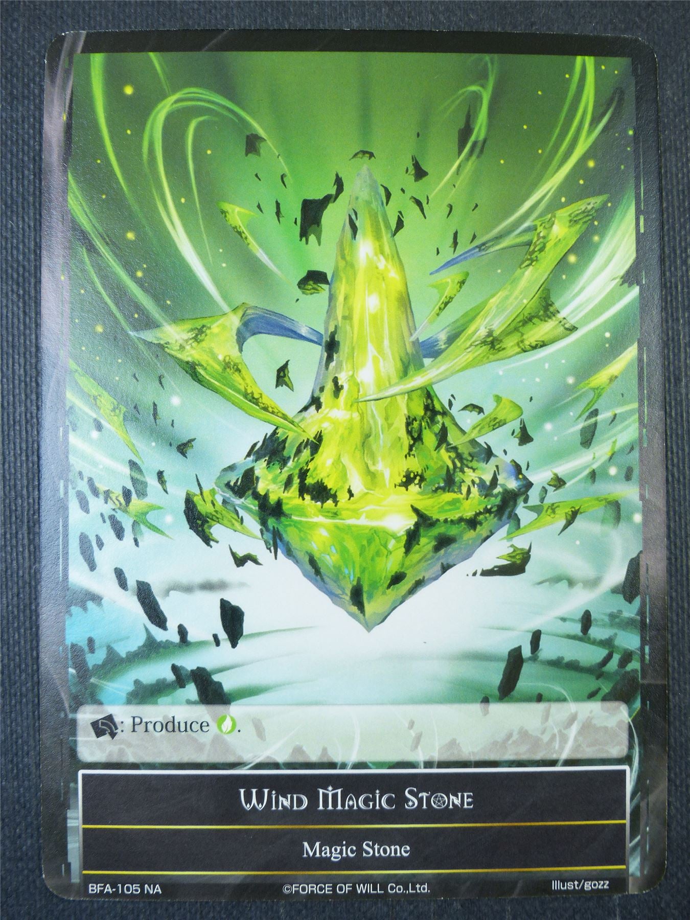 Wind Magic Stone - Force of Will Card #28W