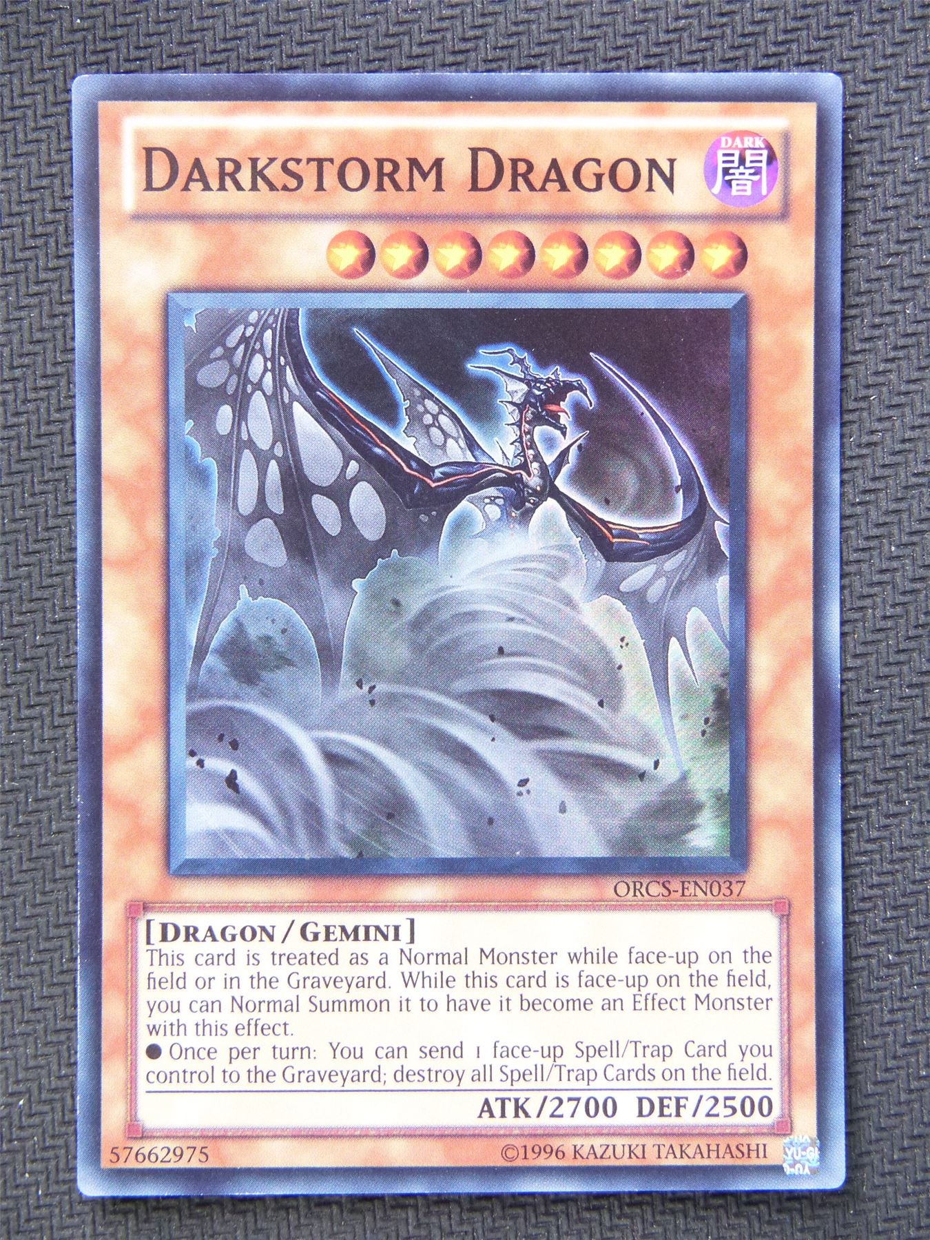 Darkstorm Dragon ORCS - Super Rare - Yugioh Card #5N8