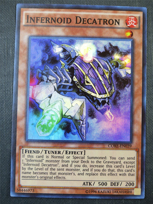 Infernoid Decatron CORE Super Rare - Yugioh Card #2SW