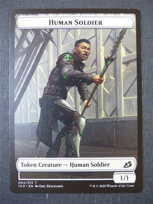 Human Soldier Token - Mtg Card #10S