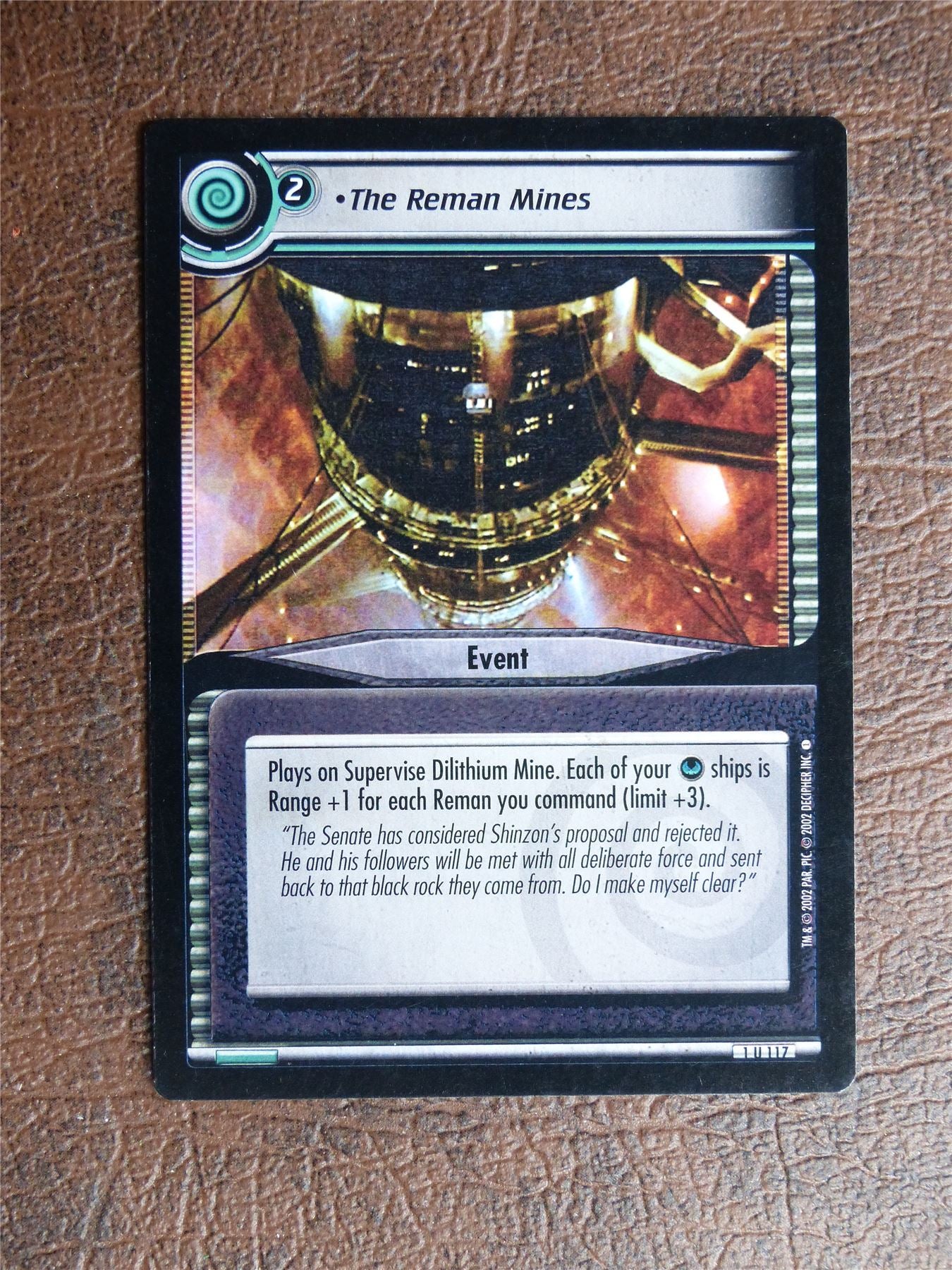 The Reman Mines - Star Trek CCG TCG Card #XI