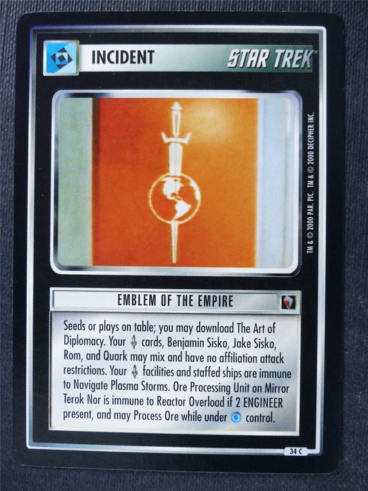 Emblem of the Empire - Star Trek Card #4T4
