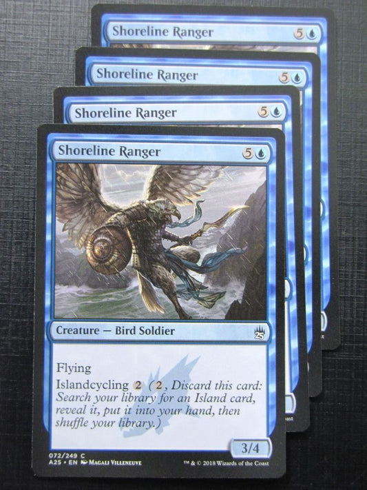 Shoreline Ranger x4 - Masters 25 - Mtg Card # 10B55