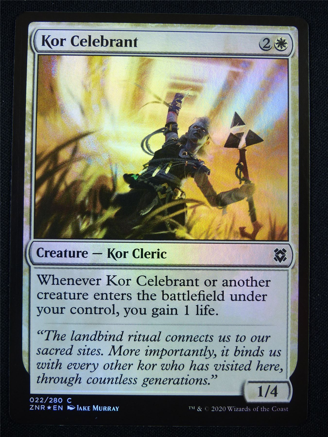 Kor Celebrant Foil - Mtg Card #1LB