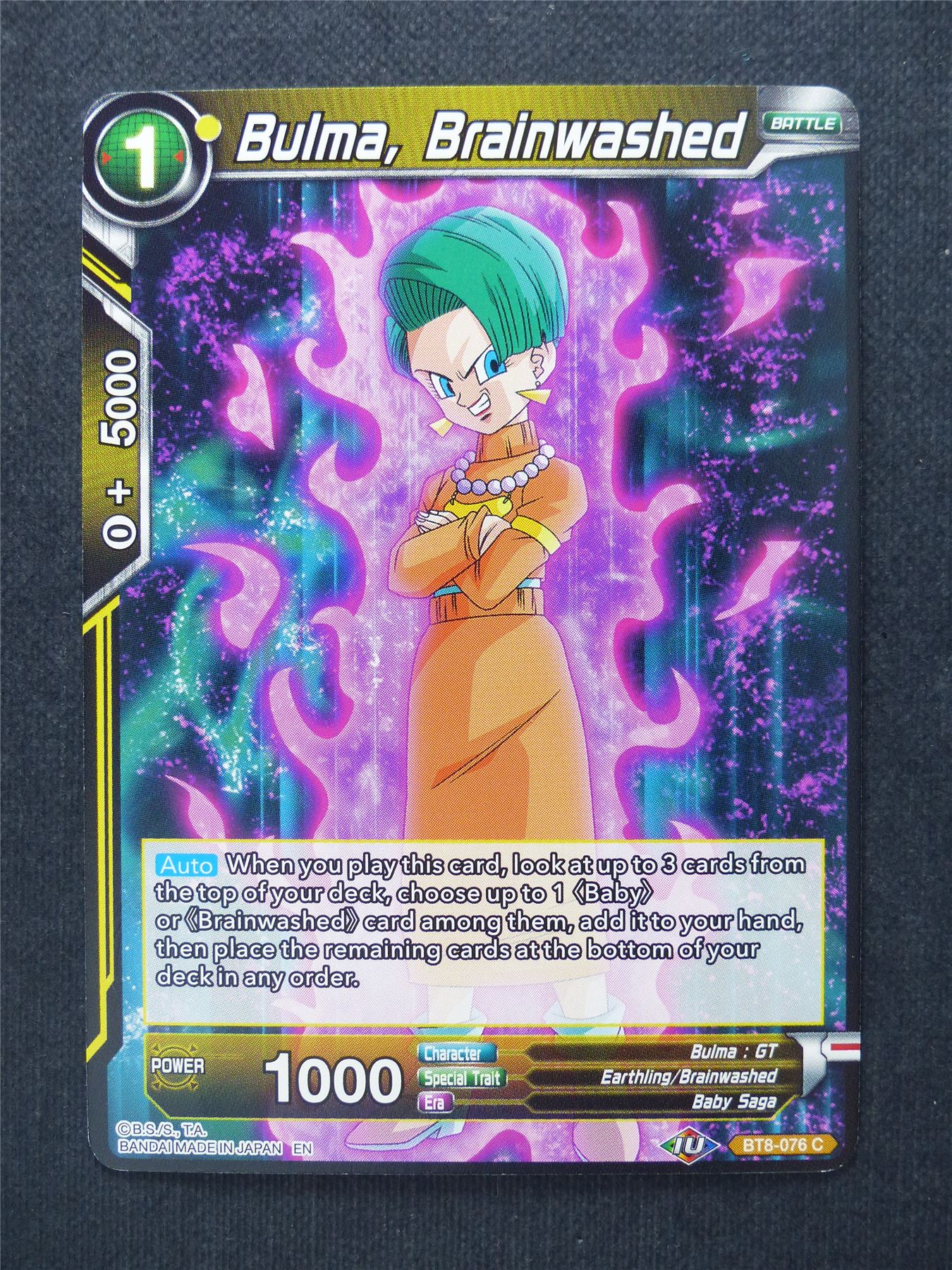 Bulma Brainwashed - Dragon Ball Super Cards #1