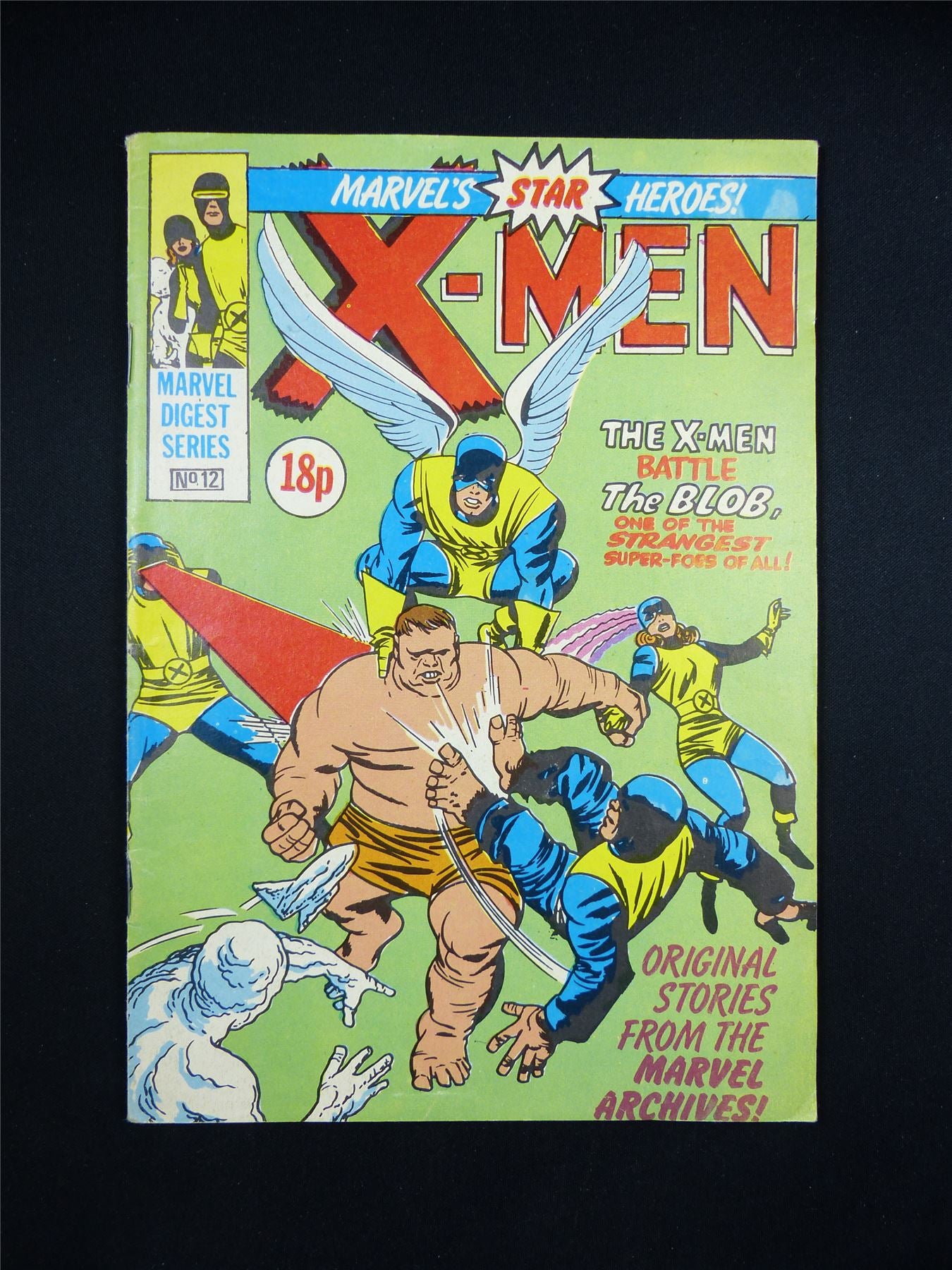 X-MEN Battle the Blob Pocket Book #12 - Marvel Comic #1GQ