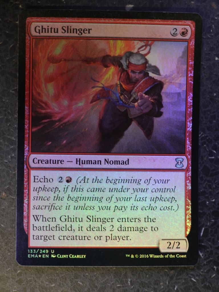 MTG Card: GHITU SLINGER FOIL # 9H72