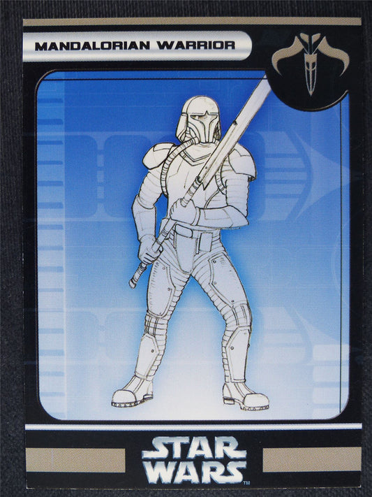 Mandalorian Warrior - Star Wars Miniatures Spare Cards #7O