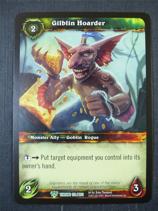 Gilbin Hoarder 179/263 - WoW Card  #1D8