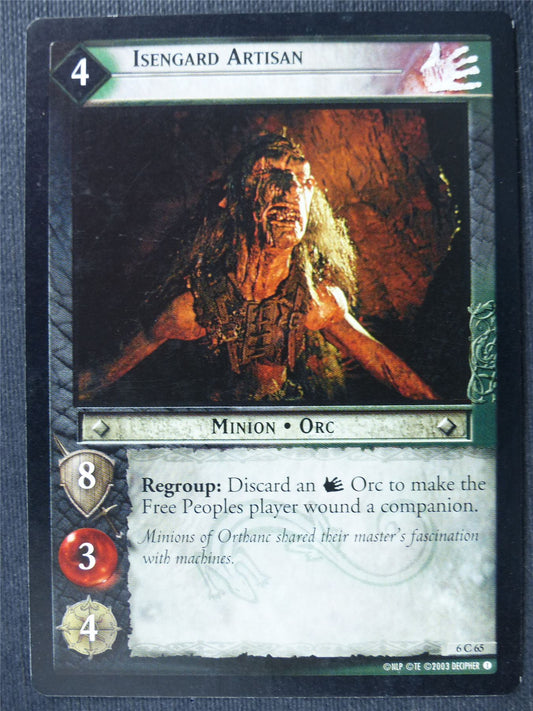 Isengard Artisan 6 C 65 - LotR Card #4AT