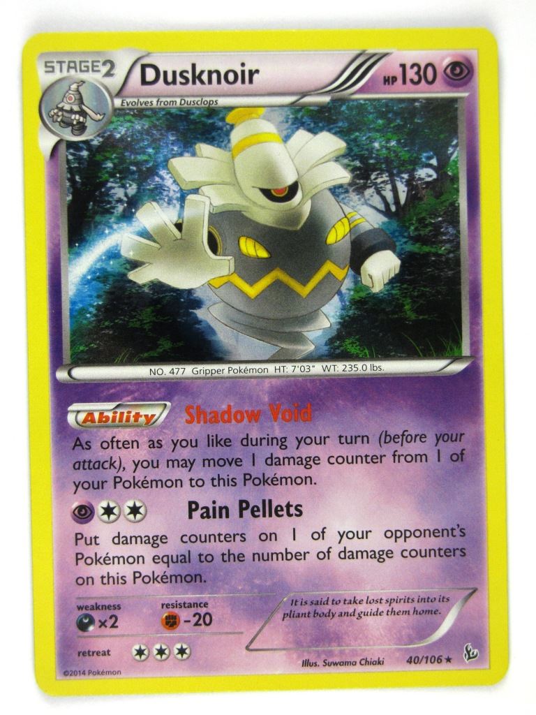 Pokemon Cards: DUSKNOIR 40/106 HOLO # 20D48