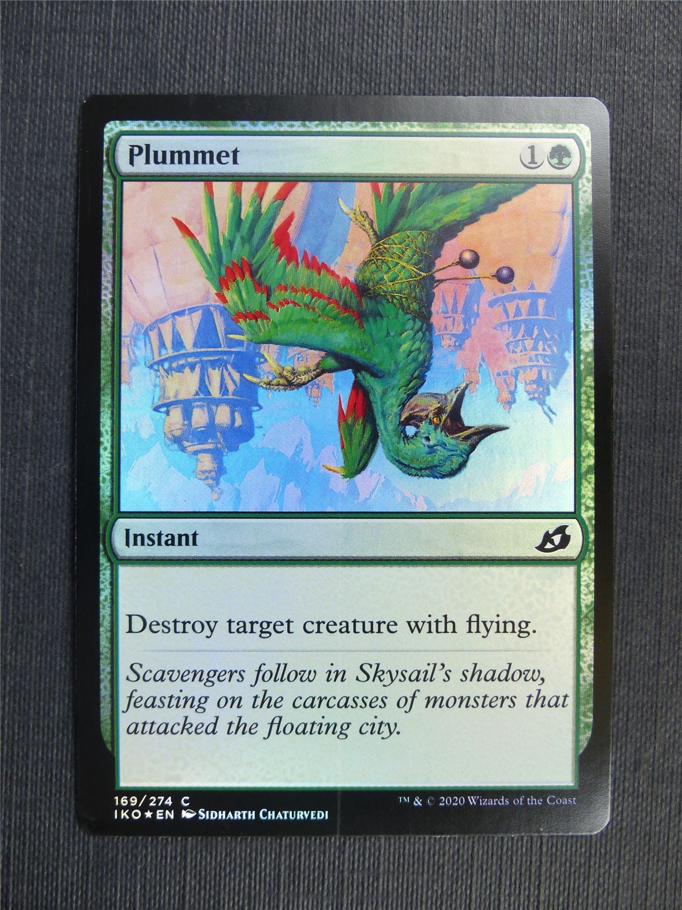 Plummet Foil - IKO - Mtg Card