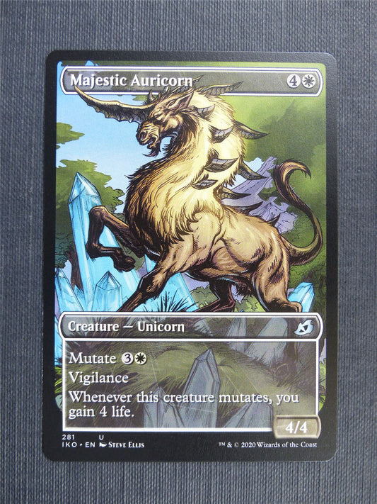 Majestic Auricorn Showcase - IKO Mtg Card