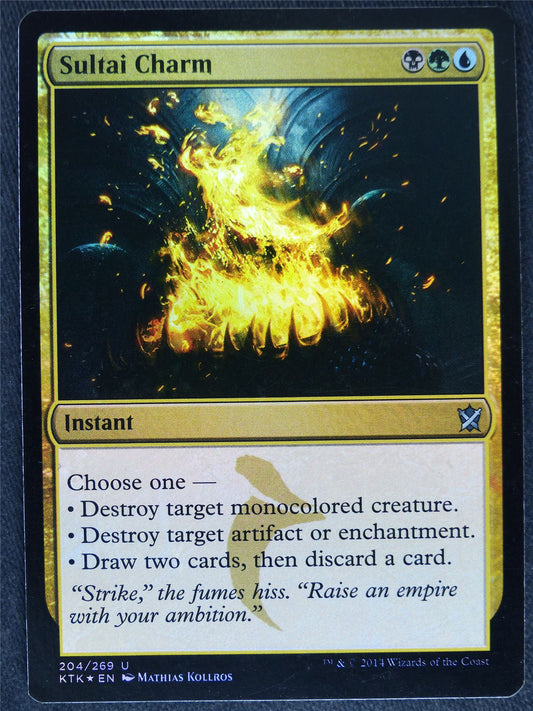 Sultai Charm Foil - Mtg Magic Cards #L2