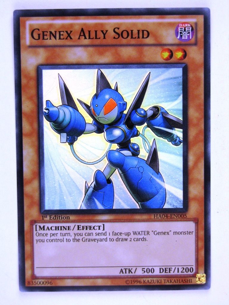 Yugioh CCG: GENEX ALLY SOLID HA04 SUPER RARE