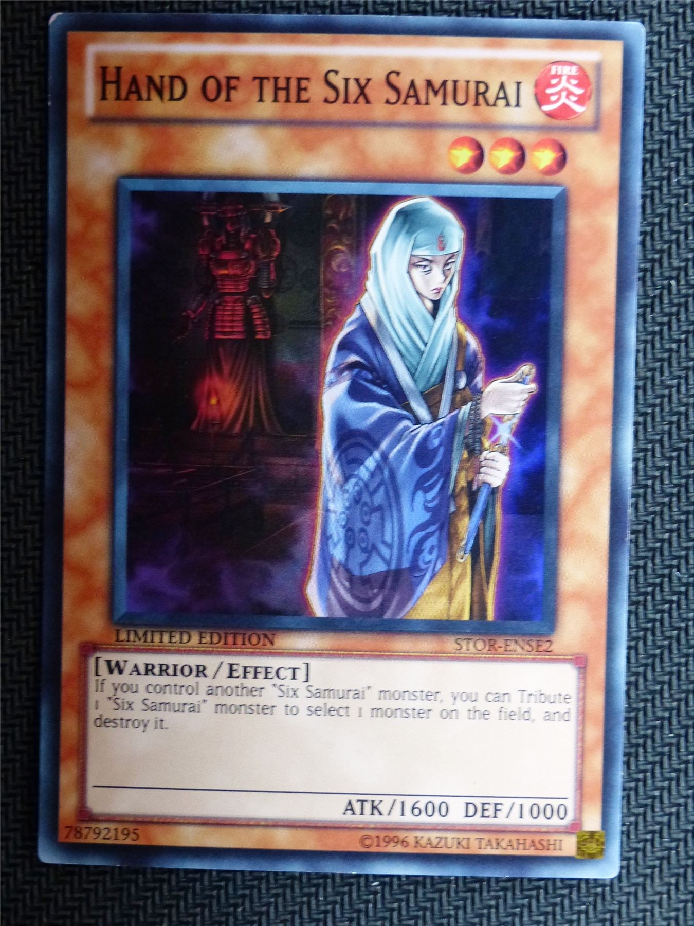 Hand of the Six Samurai - STOR - Super Rare - Yugioh Card # 1I33