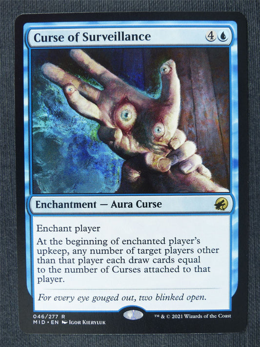 Curse of Surveillance - MID - Mtg Cards #3UR