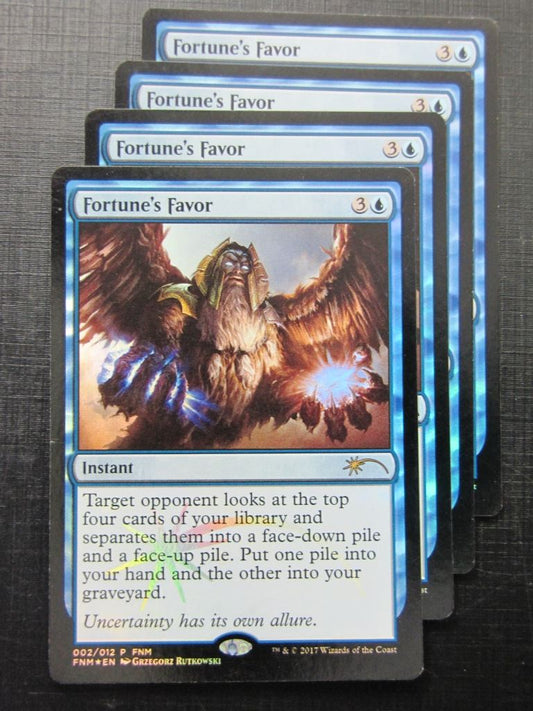 Fortune's Favor Promo Foil x4 - Mtg Card # 6A73