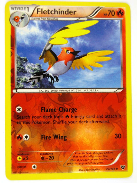 Pokemon Cards: FLETCHINDER 27/146 Rev Holo: X & Y