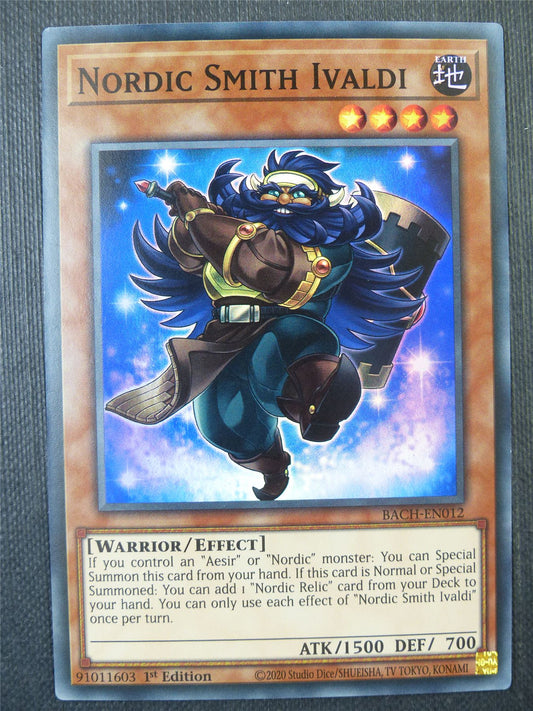 Nordic Smith Ivaldi BACH Super Rare - 1st ed Yguoh Card #74E