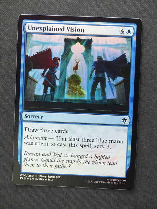 Unexplained Vision Foil - Mtg Magic Cards #11V