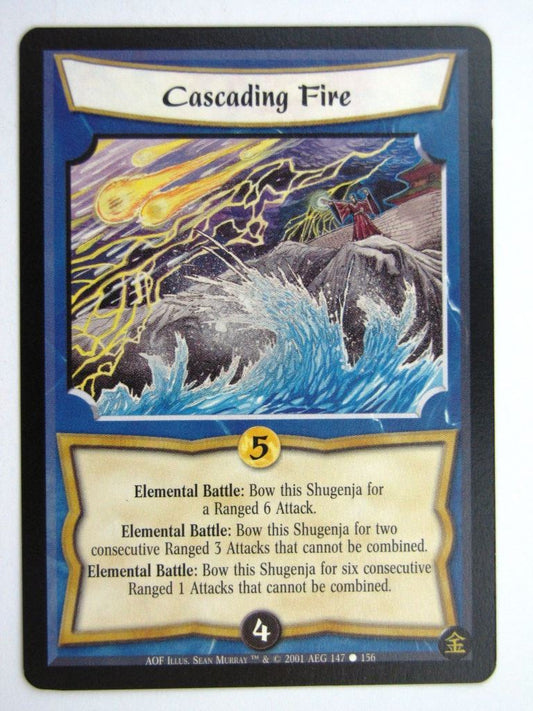 Vintage L5R Cards: CASCADING FIRE # 27G16