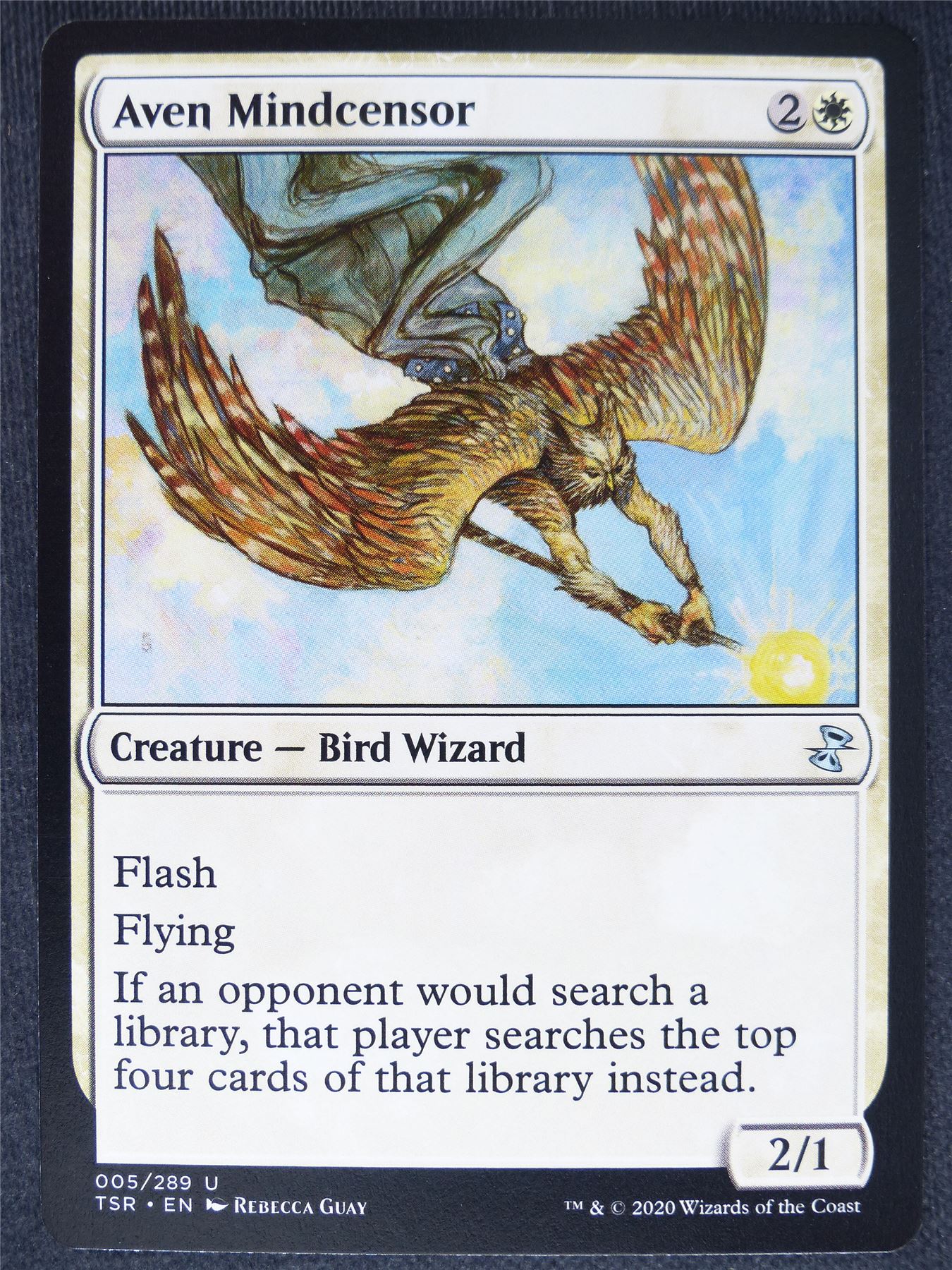 Aven Mindcensor - Remastered - Mtg Magic Cards #RS