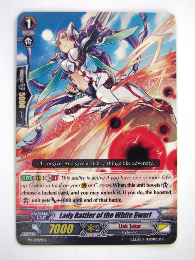 Vanguard Card: LADY BATTLER OF THE WHITE DWARF Promo # 1D66