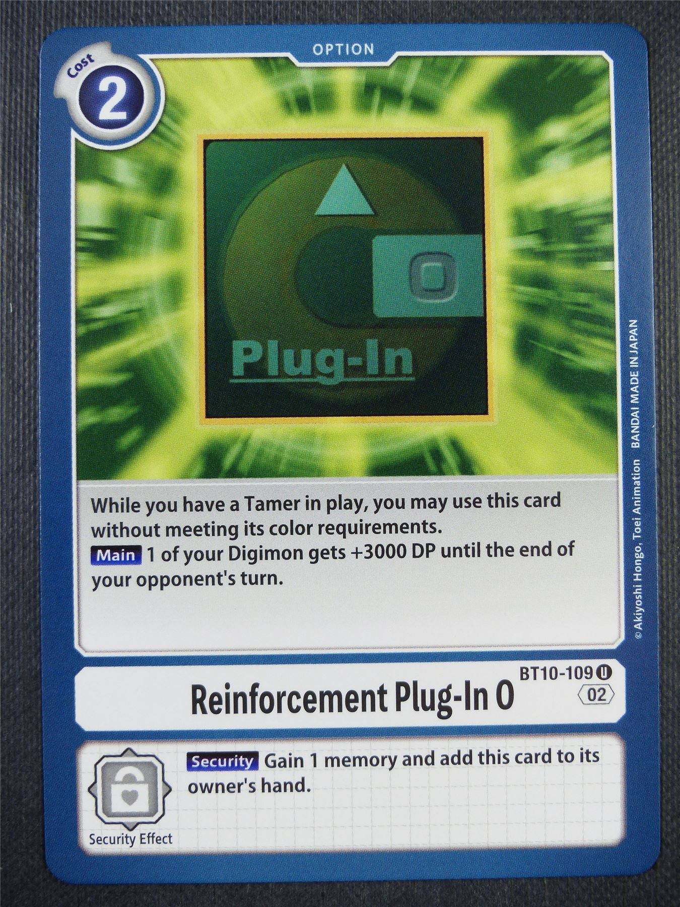 Reinforcement Plug-In 0 BT10-109 U - Xros Encounter - Digimon Card #98A