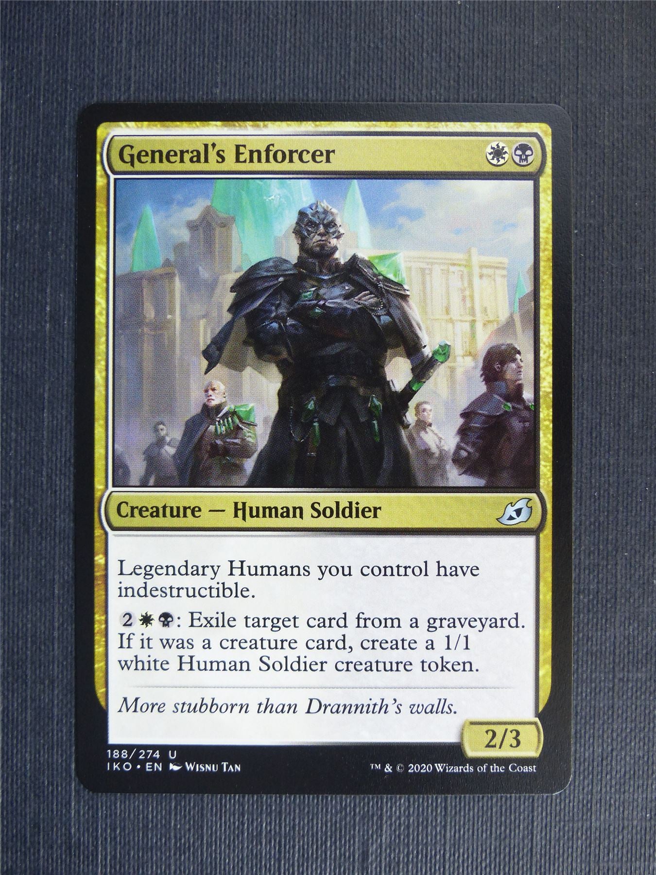 General's Enforcer - C20 - Mtg Card