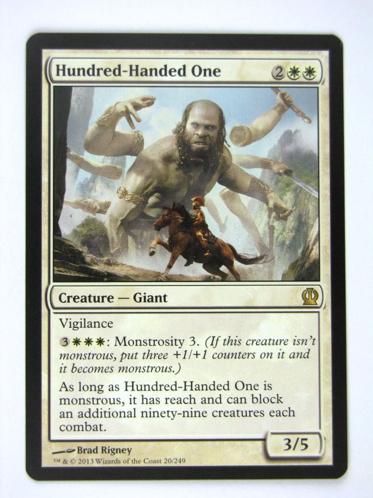 MTG played Cards: HUNDRED-HANDED ONE # 13E2